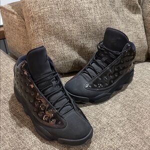 Jordan Black High-Top Sneakers